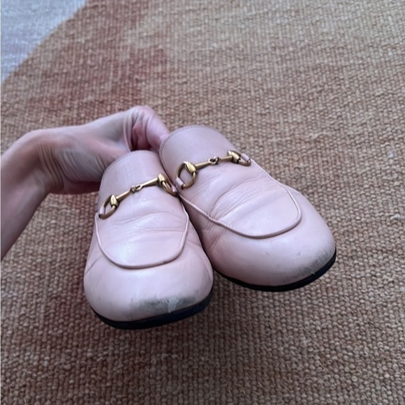 Gucci Pink Loafer Slides - Picture 12 of 14